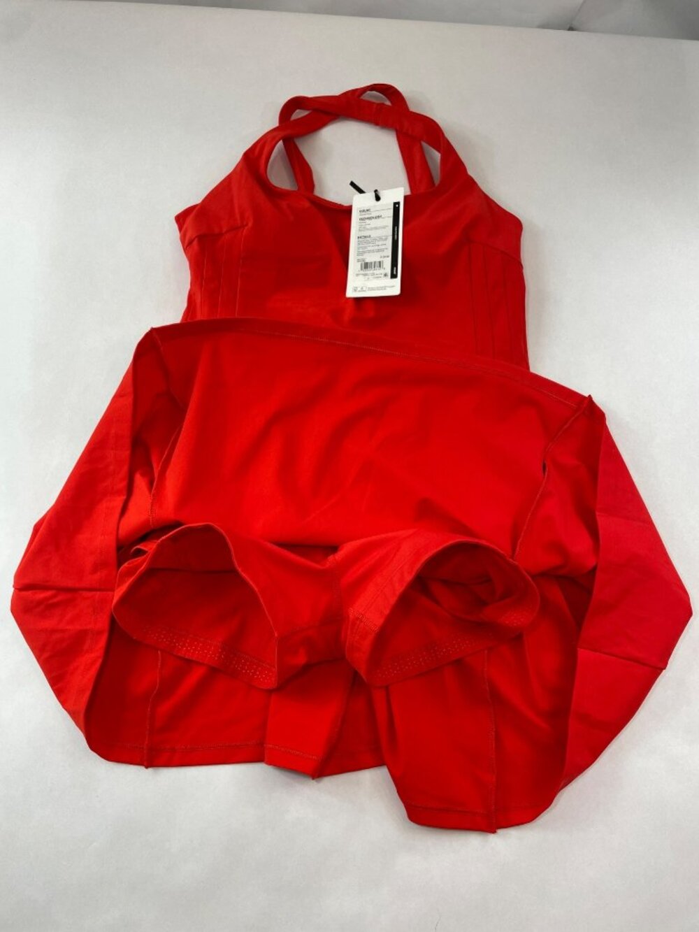 Calia Court Pleated Tennis Dress Fresh Red Wicking UPF 50+ Skorts Sz M $128 NWT - Picture 6 of 7